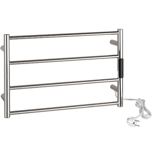 Heated Towel Rail 63W, Stainless Steel - Polished