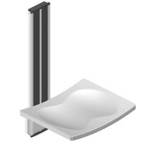 Tiltable Shower Seat - White