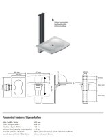 Tiltable Shower Seat - White