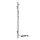 Heated Towel Rail 1180 mm, Bar, 30W, Stainless Steel, Matt, Graphite