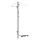 Heated Towel Rail 1180 mm, Bar, 30W, Stainless Steel, Matt, Graphite