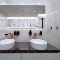 Heated Towel Rail 450 x 960 mm, 130W, Stainless Steel, Black