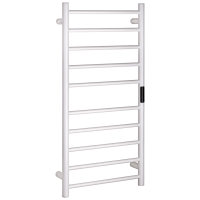 Heated Towel Rail 450 x 960 mm, 130W, Stainless Steel, White
