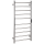 Elektrischer Wandheizkörper 450 × 960 mm, 130 W, Edelstahl Poliert