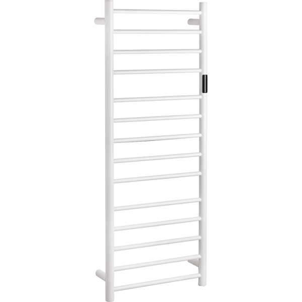 Elektrischer Wandheizkörper 450 × 1320 mm, 180 W, Edelstahl Weiß