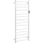 Heated Towel Rail 450 x 1320 mm, 180W, Stainless Steel, White