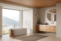 Heated Towel Rail 600 x 1680 mm, 285W, Stainless Steel, White