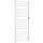 Heated Towel Rail 600 x 1680 mm, 285W, Stainless Steel, White