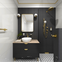 Hanger for Electric Towel Rail, Stainless Steel, Polished, Gold