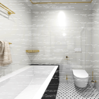 Hanger for Electric Towel Rail, Stainless Steel, Polished, Gold