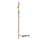 Hanger for Electric Towel Rail, Stainless Steel, Matt, Gold