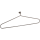 Hanger for Electric Towel Rail, Stainless Steel, Matt, Graphite
