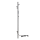 Hanger for Electric Towel Rail, Stainless Steel, Matt, Graphite