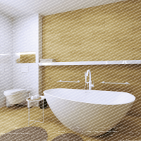 Hanger for Electric Towel Rail, Stainless Steel, White
