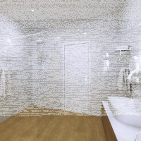 Hanger for Electric Towel Rail, Stainless Steel, White