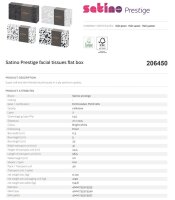 Rectangle Tissues 2-Ply – 100 Sheets, FSC-Certified, Refill Box