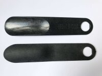 Schuhlöffel 20 cm aus Weizenstrohfasern, Schwarz
