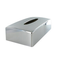 Rectangular Tissue Box – ABS with Chrome Finish