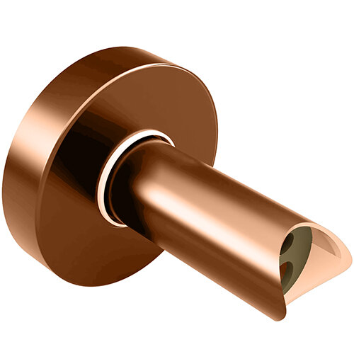 Wandhalterung für Design Heizkörper, matt, Gold Kupfer
