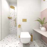 Adapter for Electric Towel Rails, Matt, Gold