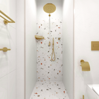 Adapter for Electric Towel Rails, Matt, Gold