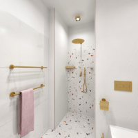 Adapter for Electric Towel Rails, Matt, Gold