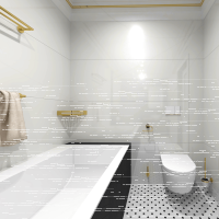 Adapter for Electric Towel Rails, Polished, Gold