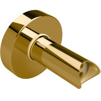 Wandhalterung für Design Heizkörper, poliert Gold