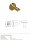 Adapter for Electric Towel Rails, Polished, Gold