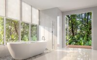 Wandhalterung für Design Heizkörper, weiß