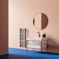 Wandhalterung für Design Heizkörper, schwarz