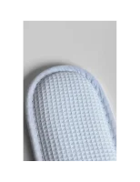 Geschlossene Hotel-Slippers für Herren, Piqué, Blau, 31 cm