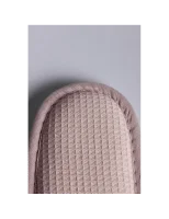 Geschlossene Hotel-Slippers für Damen, Rosa, Piqué, 28,5 cm