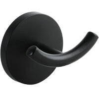 Doppelkleiderhaken Bozen, Schwarz