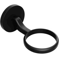 Glas Seifenspender 200 ml Bozen, Schwarz