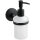 Glas Seifenspender 200 ml Bozen, Schwarz