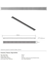 Duschrinnen-Abdeckung Square 1000 mm aus Edelstahl