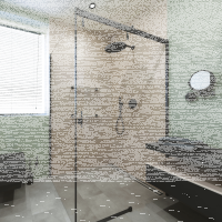 Shower Channel Cover “Square” 800 mm