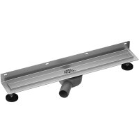 Wall-mounted Shower Channel 700 mm - Brushed Stainless Steel