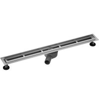 Shower Channel 900 mm Plus – Brushed Stainless Steel