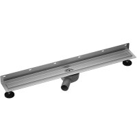 Wall-mounted Shower Channel 900 mm - Brushed Stainless Steel