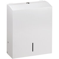 Handtuchspender Edelstahl Weiß, 350 mm