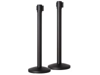 Bremmer Barrier Post Set – Black/Black, 2-Piece Set