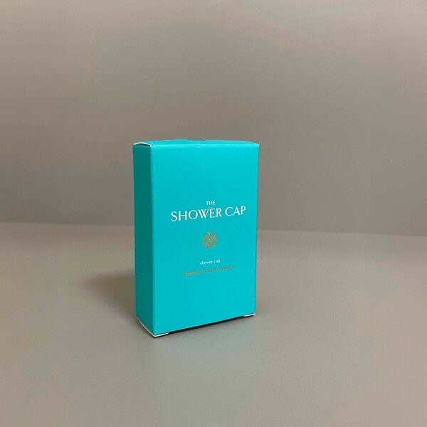 Acqua Edition Shower Cap in Carton Packaging