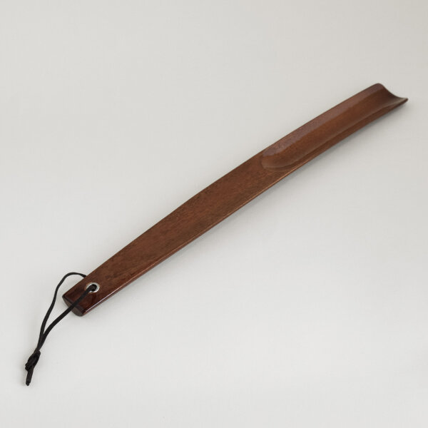 Hotel Shoe Horn – Wood, Walnut, 38 cm
