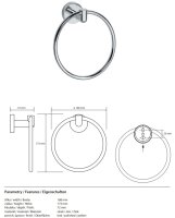 Ring Towel Holder Aurora