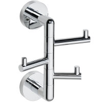 Dreifach schwenkbare Haken