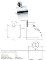 Aurora Elements WC-Papierhalter mit Deckel