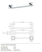 Handtuchhalter 300 mm – Mateo