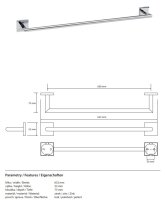 Handtuchhalter 600 mm – Mateo